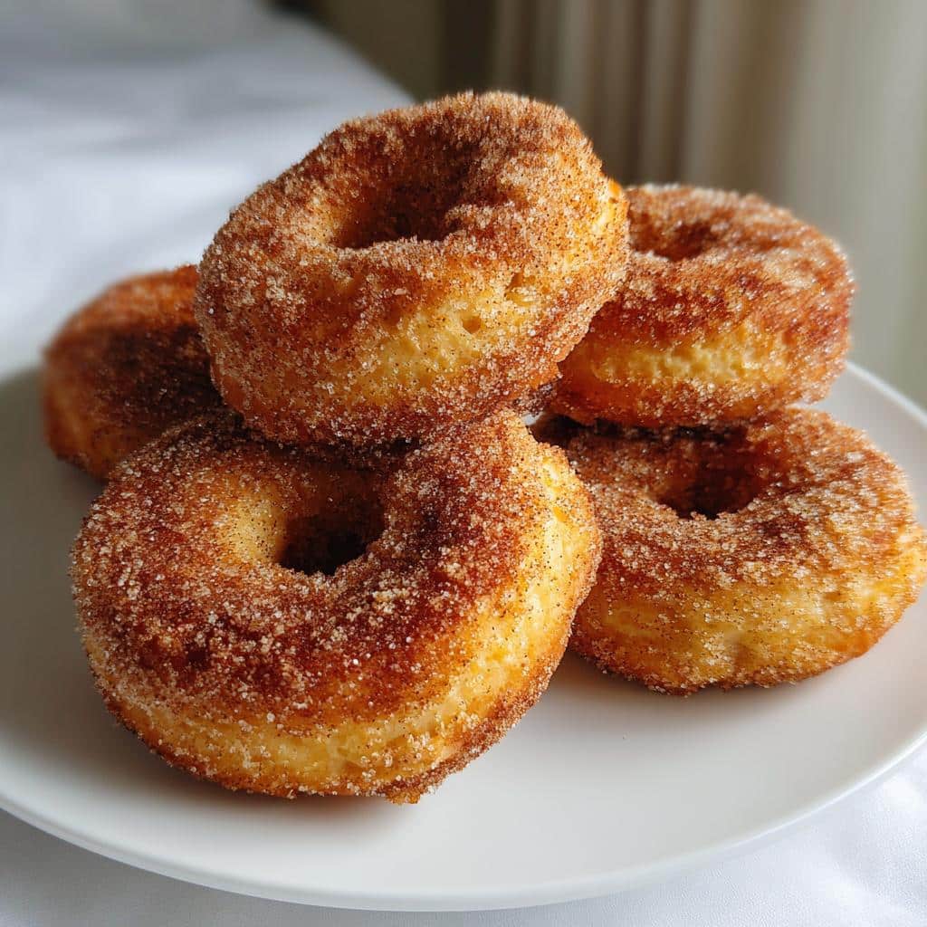 air fryer churro donuts winter dessert - detail 1