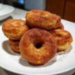 air fryer churro donuts with biscuit dough