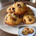 air fryer cookie dough bites gooey