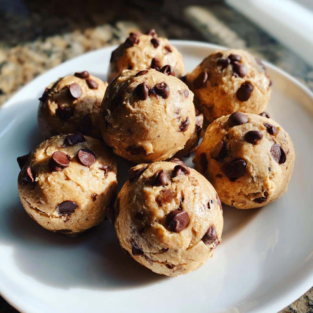 air fryer cookie dough bites healthy - detail 1