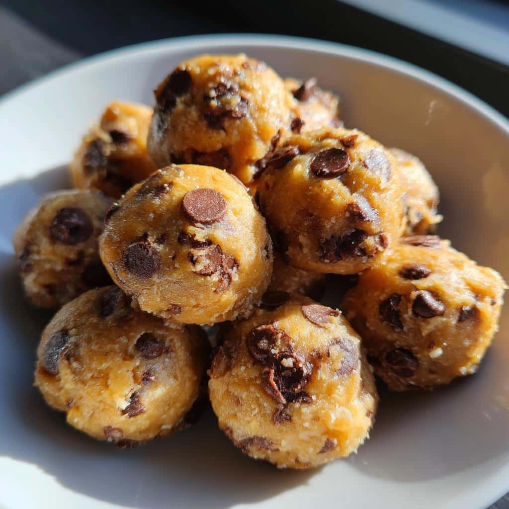 air fryer cookie dough bites no bake style - detail 1