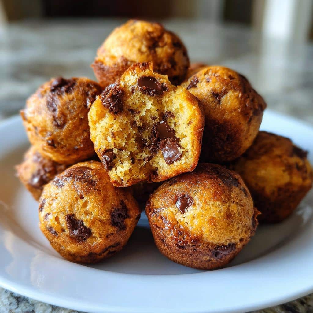 air fryer cookie dough bites winter dessert - detail 1