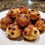 air fryer cookie dough bites with biscuit dough