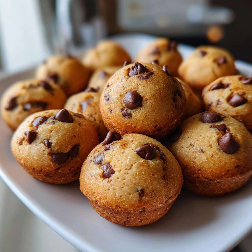 air fryer cookie dough bites with cake mix - detail 1