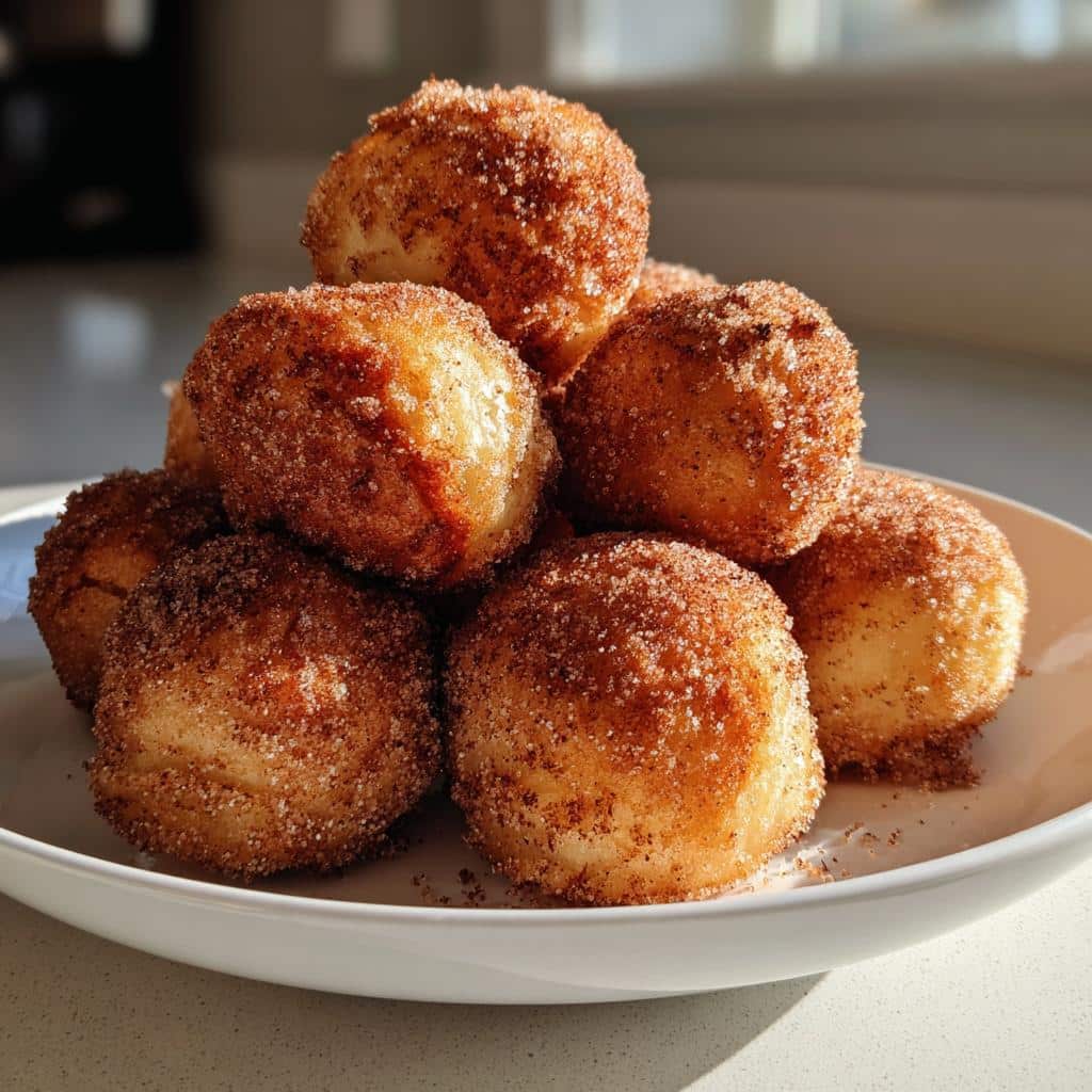 air fryer donut holes from scratch - detail 1