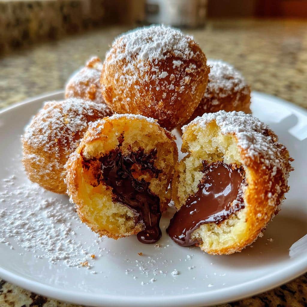 air fryer donut holes gooey