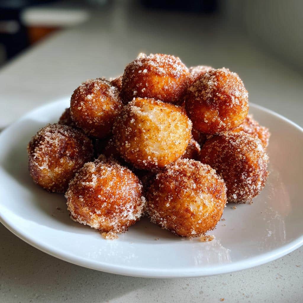 air fryer donut holes no bake style - detail 1