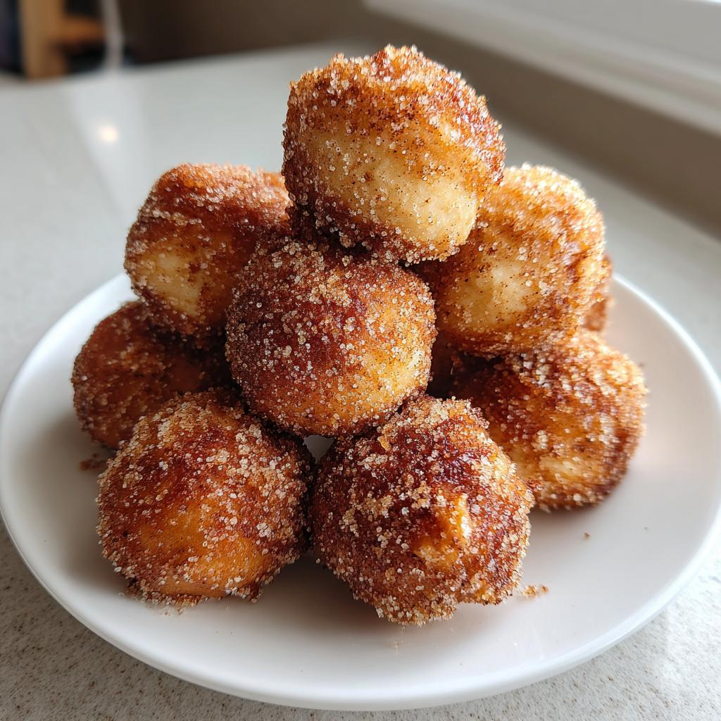 air fryer donut holes no bake style