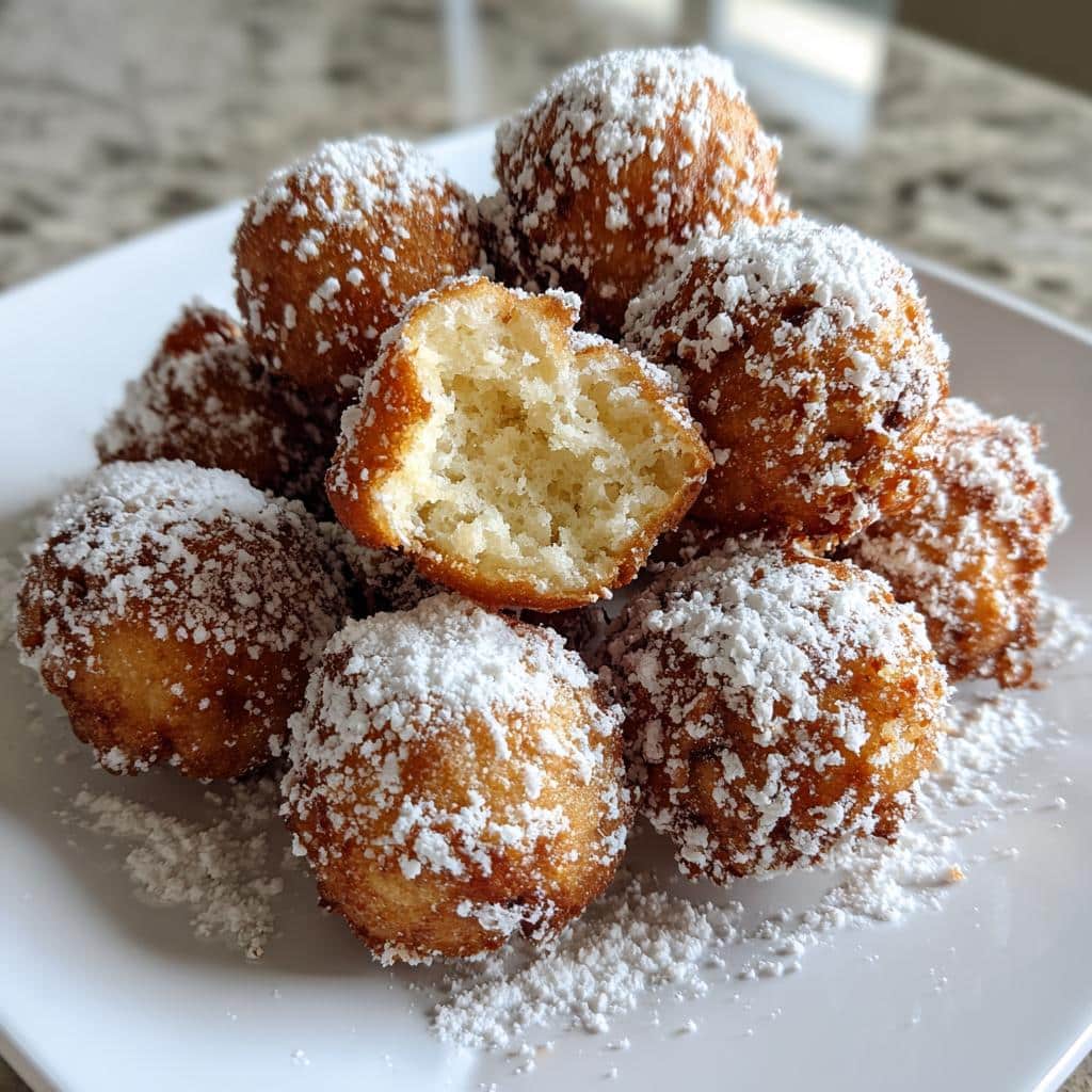 air fryer donut holes party dessert