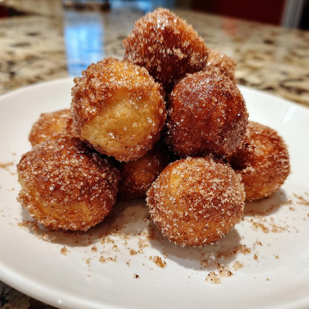 Irresistible Air Fryer Donut Holes in Just 20 Minutes 4 air fryer donut holes winter dessert - detail 1