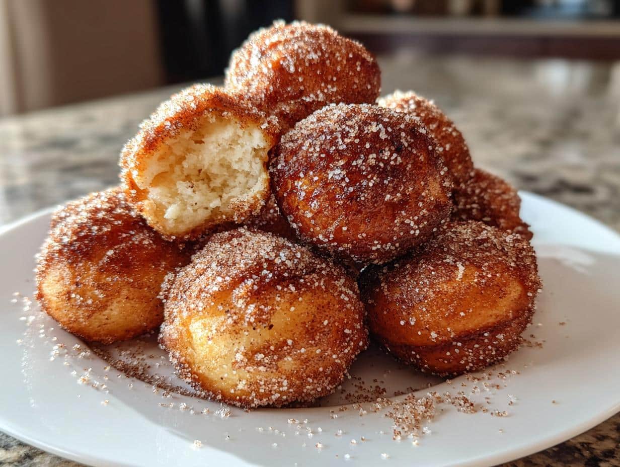 20-Minute Air Fryer Donut Holes with Puff Pastry Bliss 4 air fryer donut holes with puff pastry - detail 1