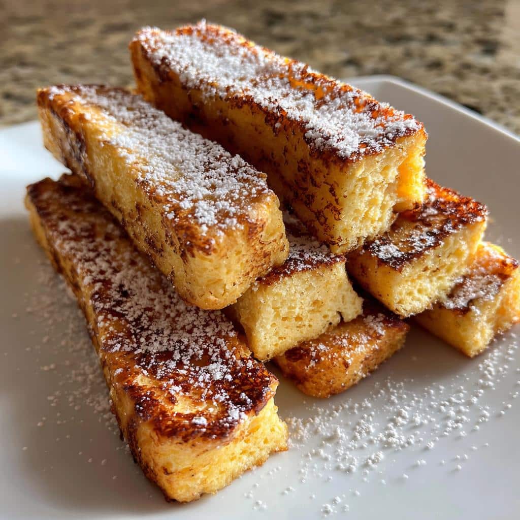 air fryer french toast sticks recipe - detail 1