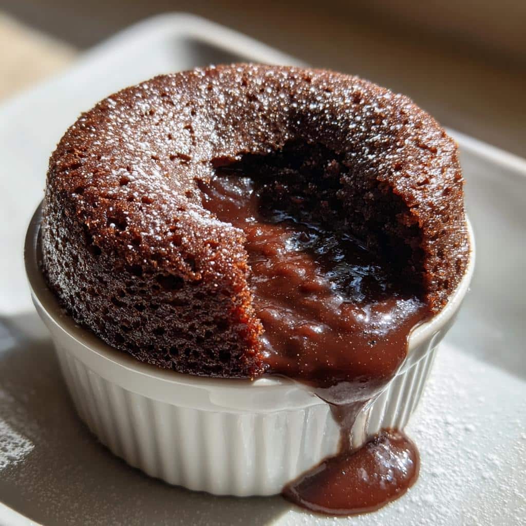 air fryer lava cake 5 ingredient - detail 1
