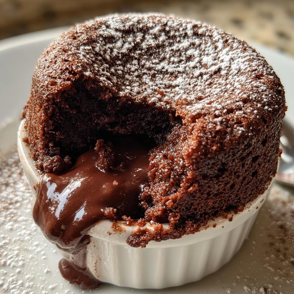 air fryer lava cake 5 minute