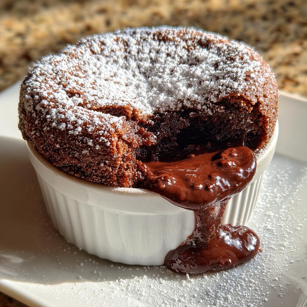 air fryer lava cake homemade
