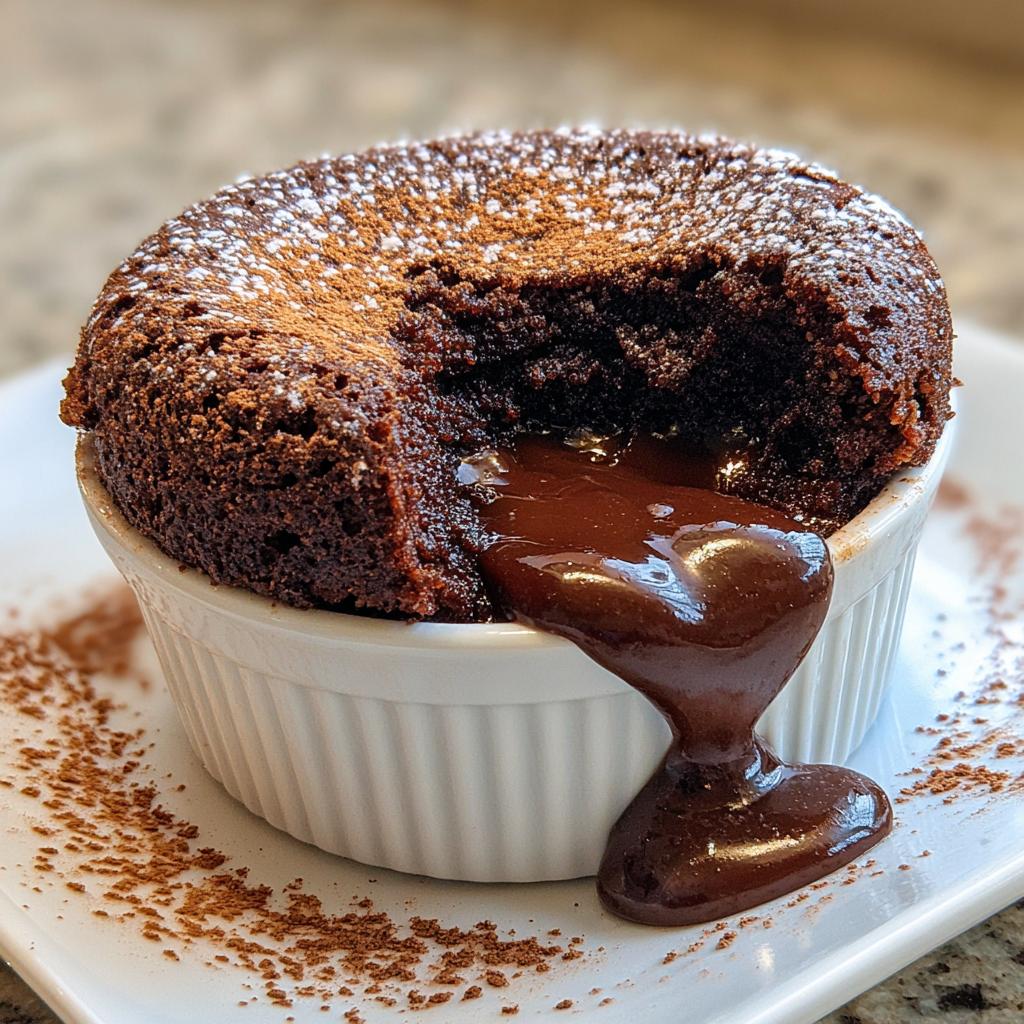 air fryer lava cake no oven