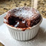air fryer lava cake party dessert