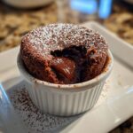 air fryer lava cake simple ingredients