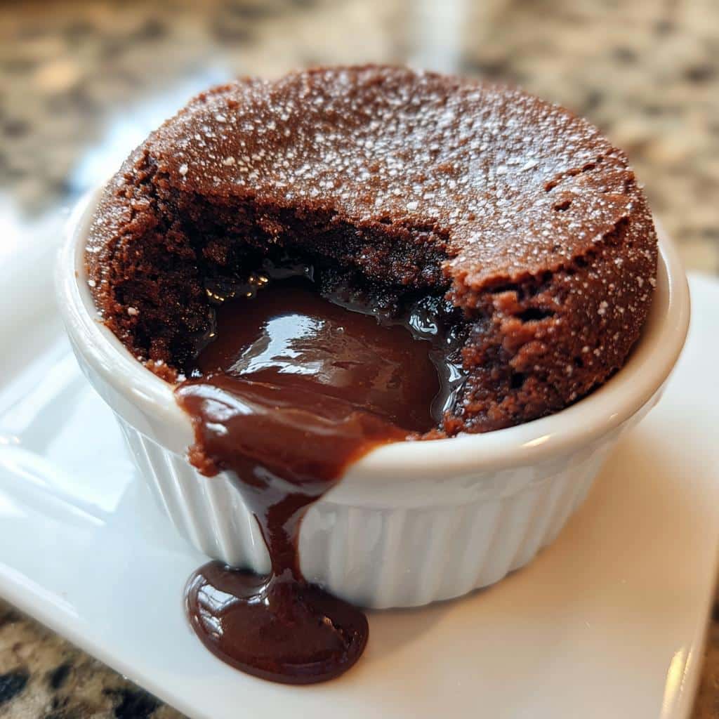 air fryer lava cake small batch