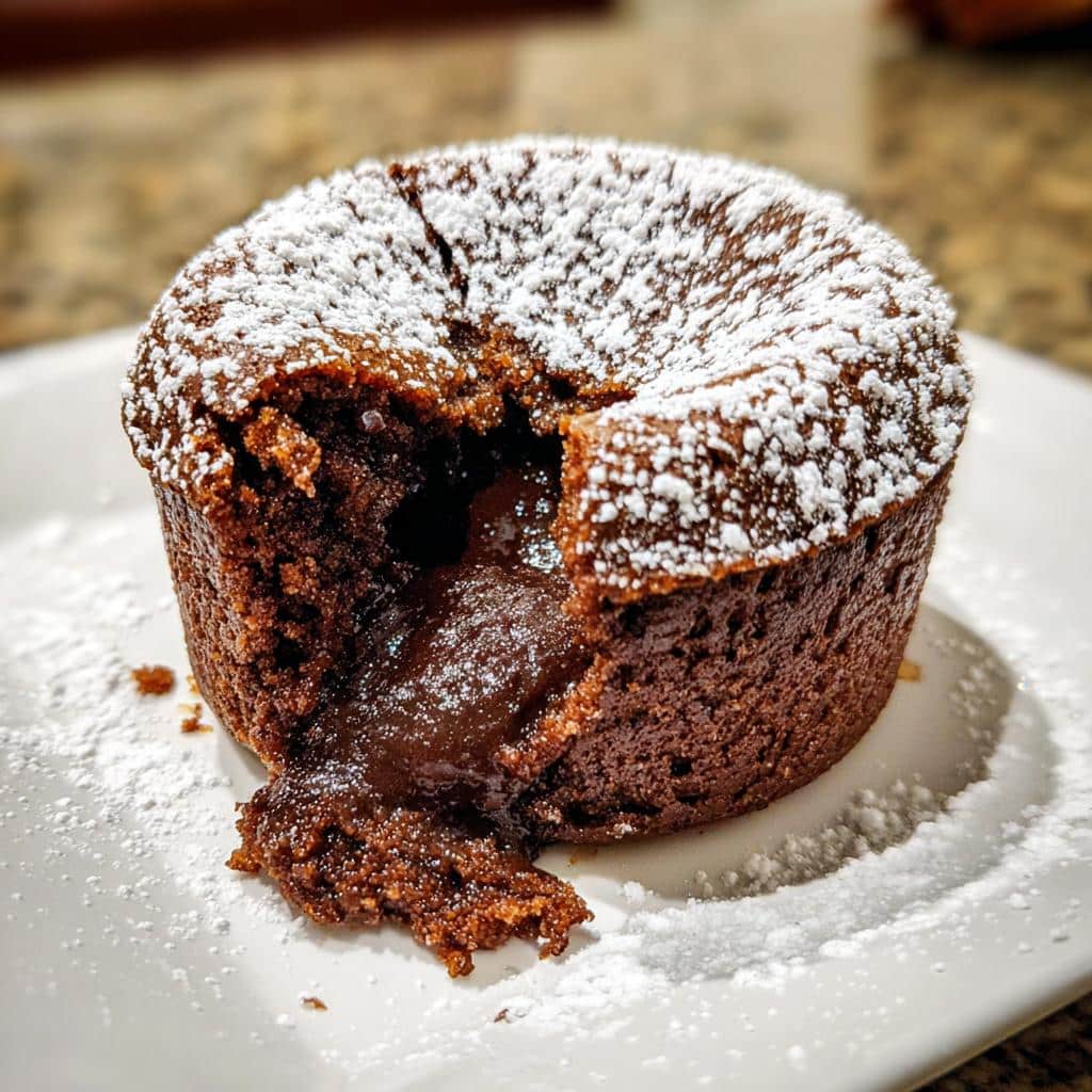 20-Minute Air Fryer Lava Cake: Winter’s Best Chocolate Bliss 4 air fryer lava cake winter dessert - detail 1