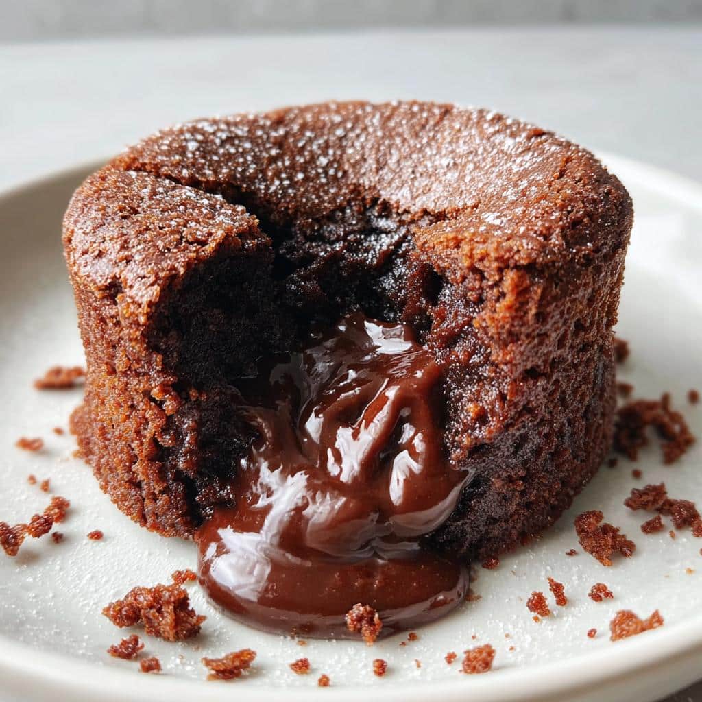 air fryer lava cake with cake mix