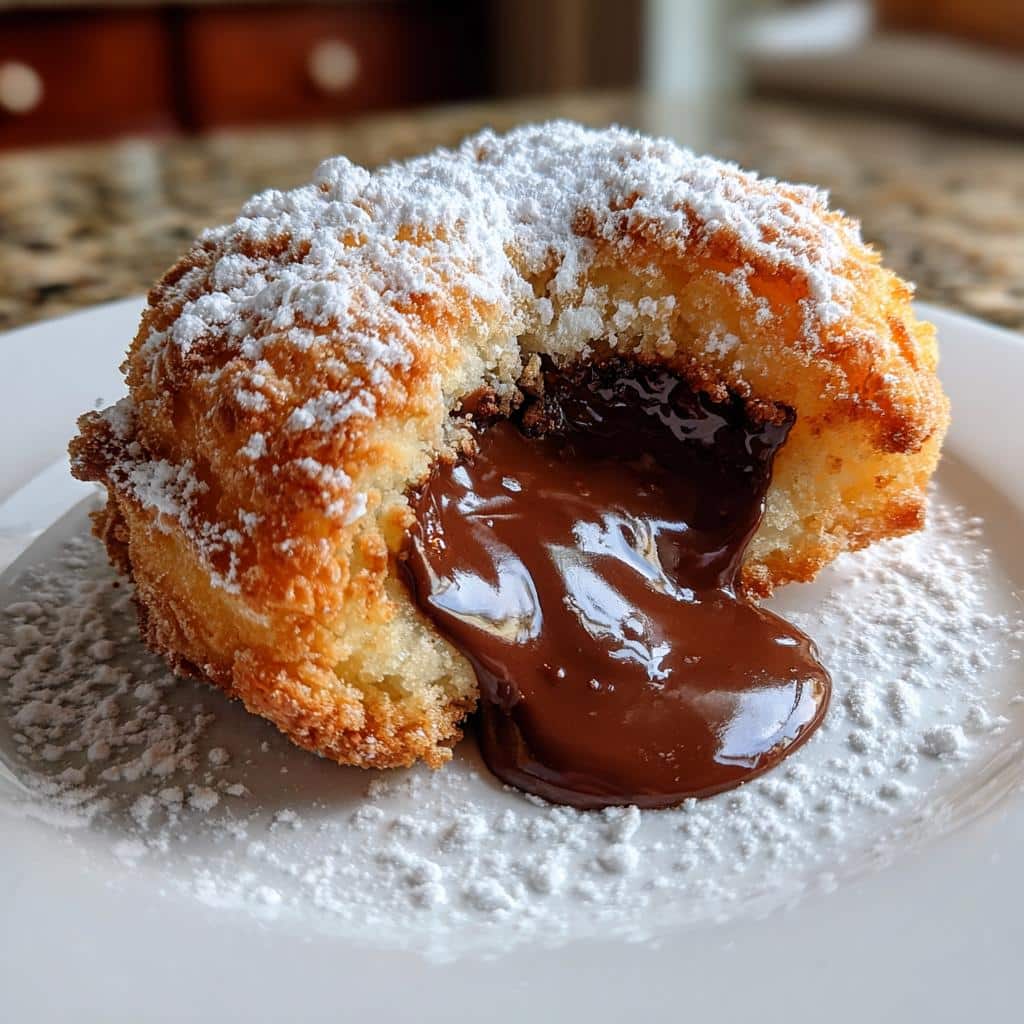 air fryer lava cake with crescent rolls
