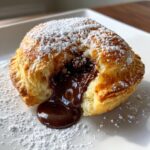 air fryer lava cake with puff pastry