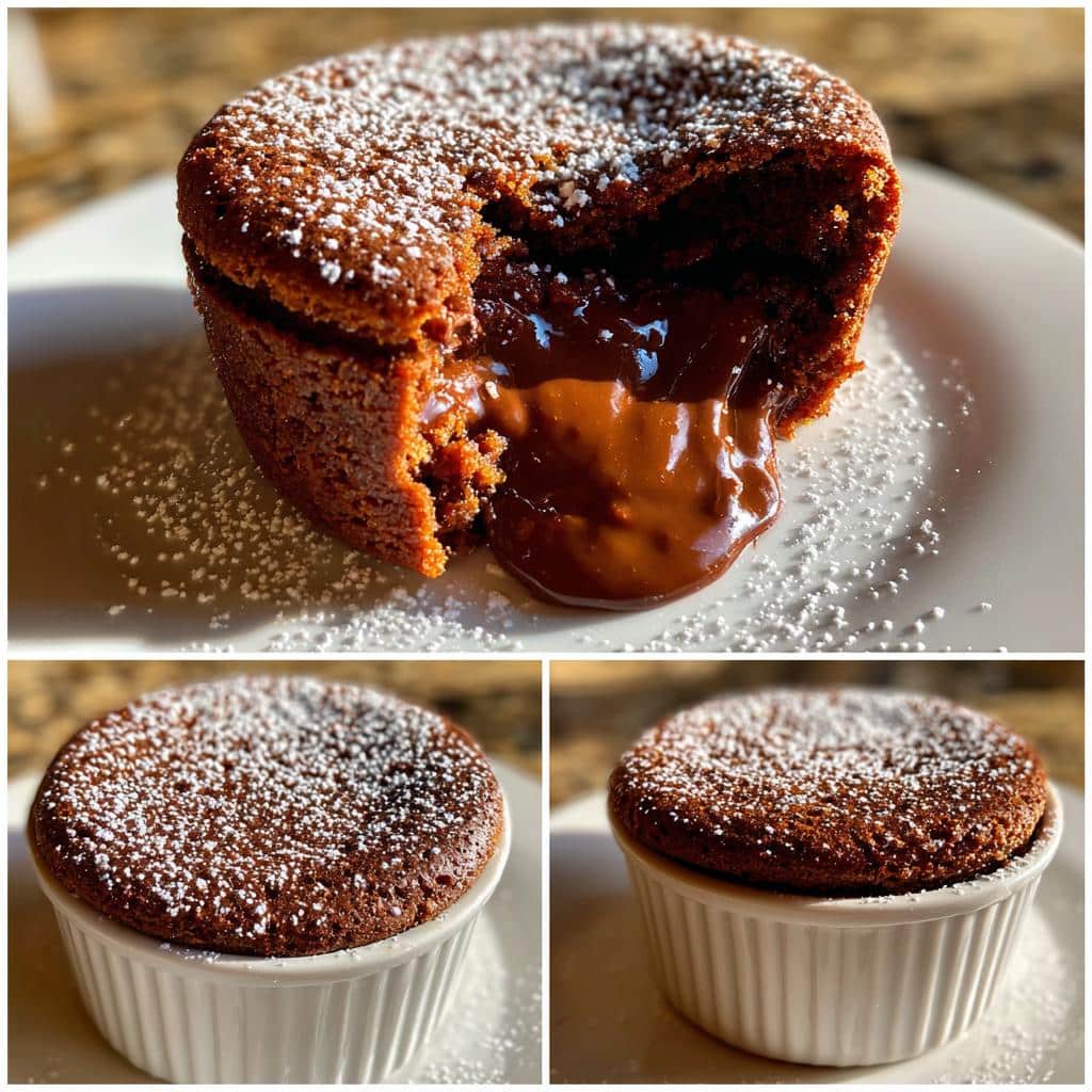 air fryer molten cake easy
