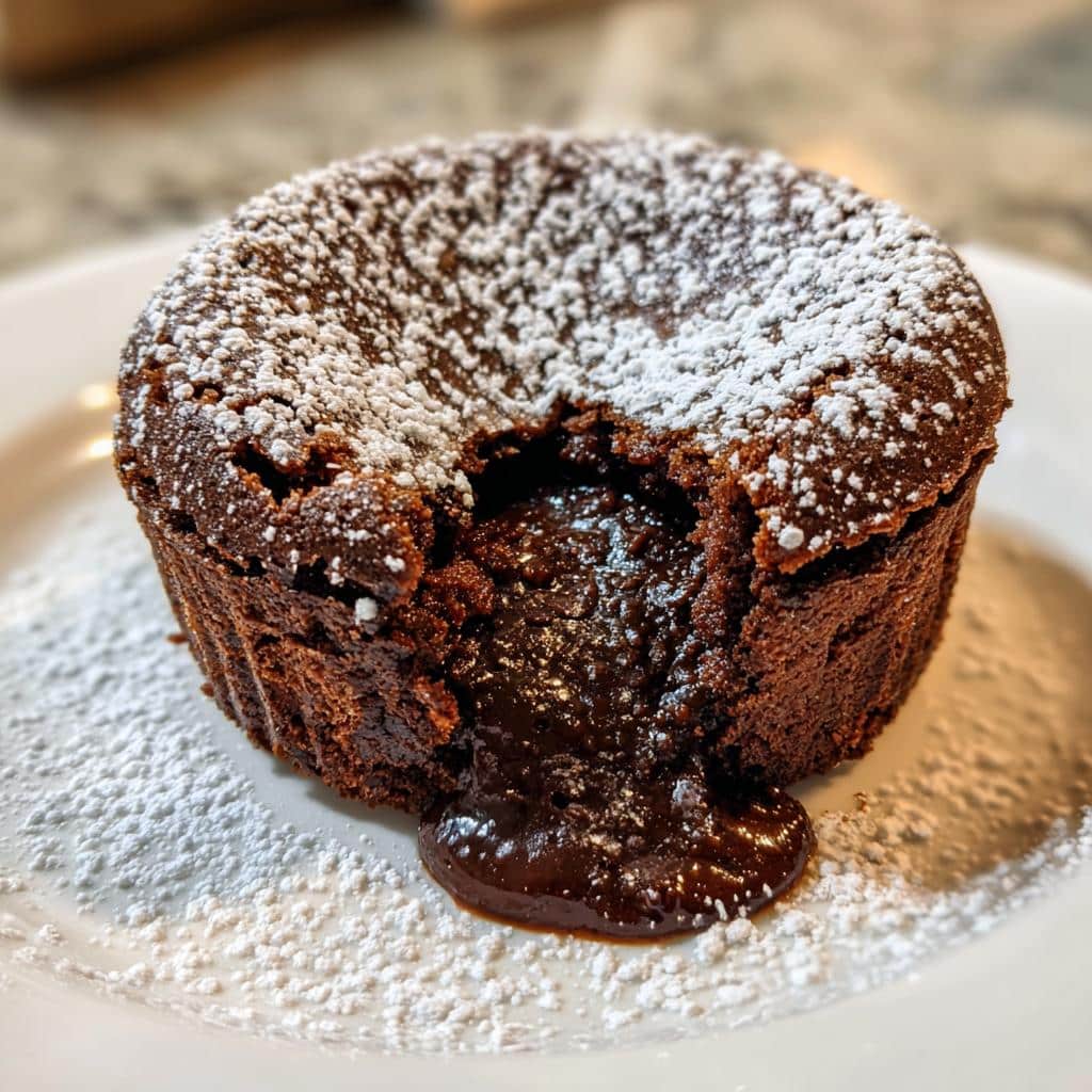 air fryer molten cake for beginners - detail 1