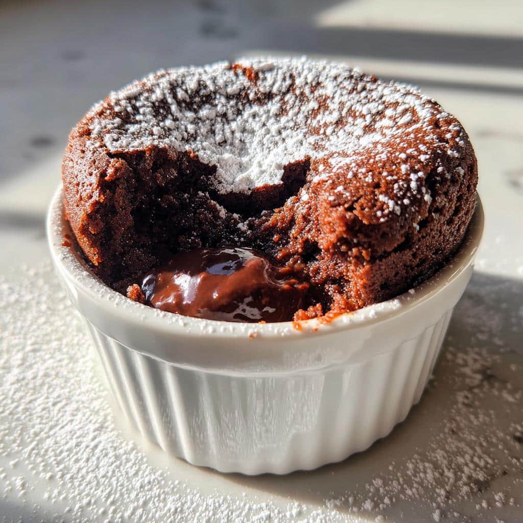 air fryer molten cake for beginners
