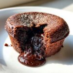 air fryer molten cake gooey