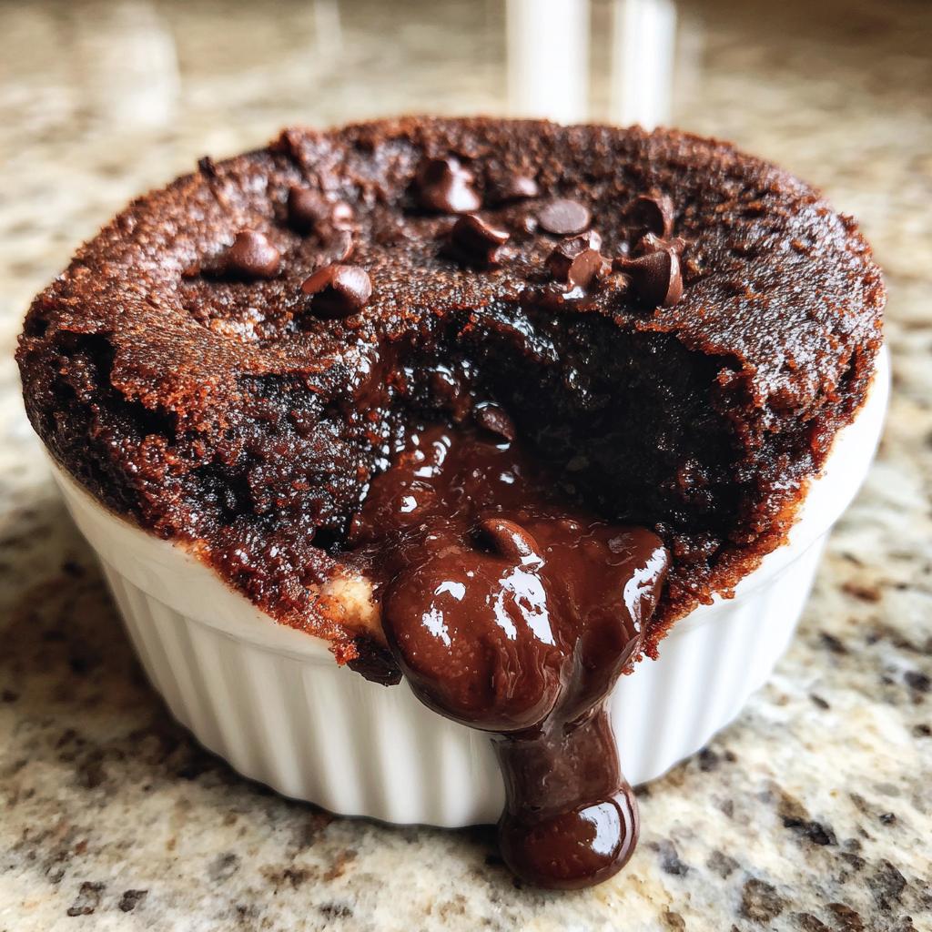 air fryer molten cake healthy - detail 1