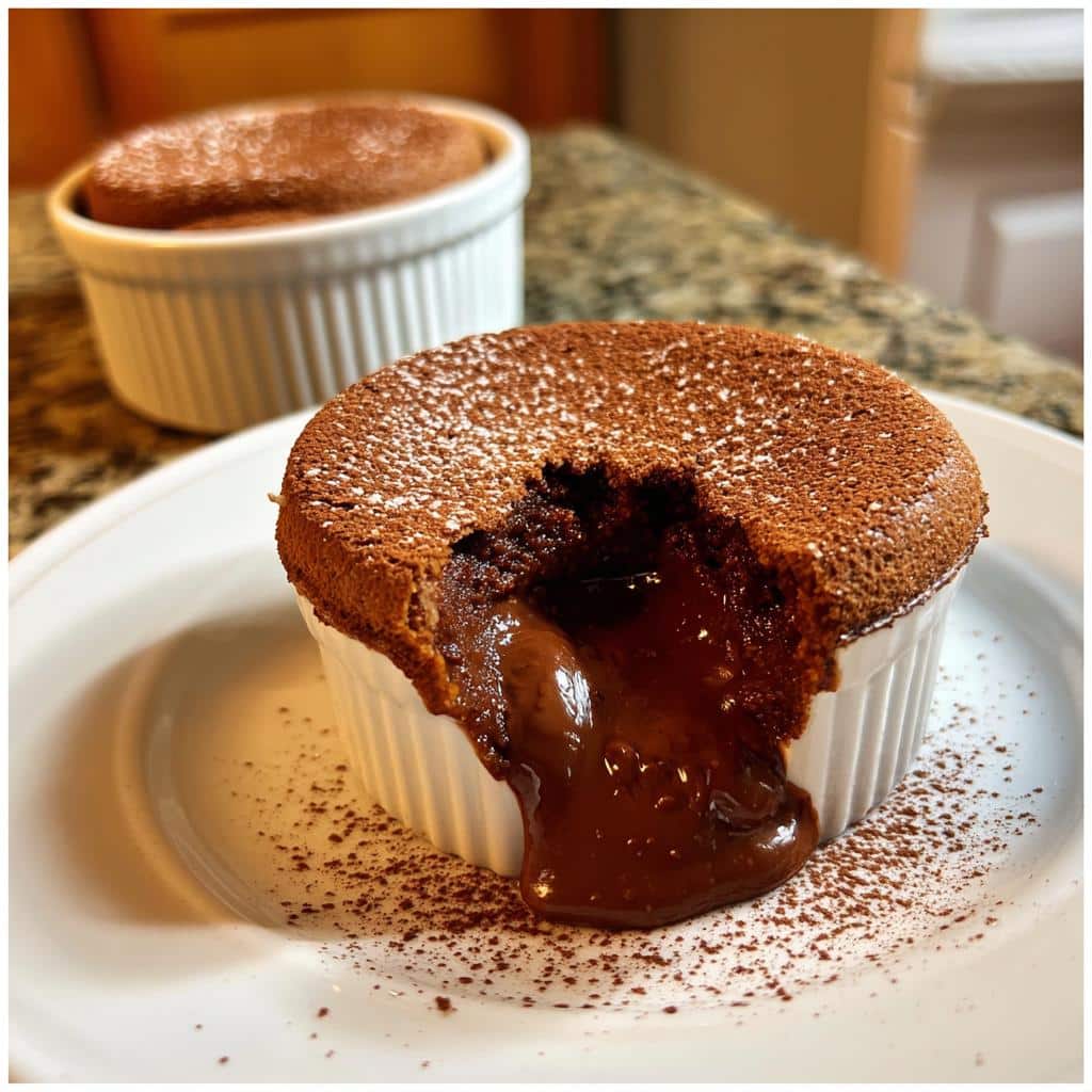 air fryer molten cake high protein - detail 1