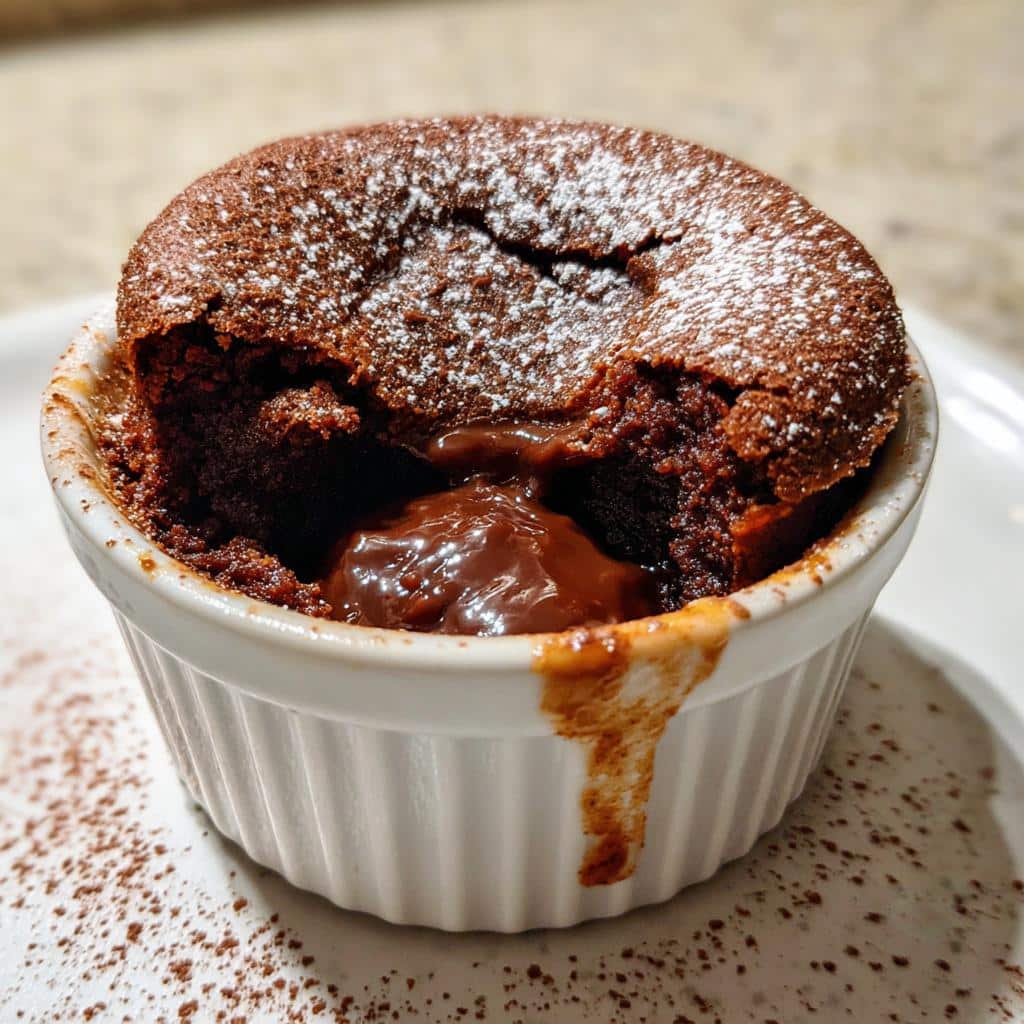 air fryer molten cake kid friendly