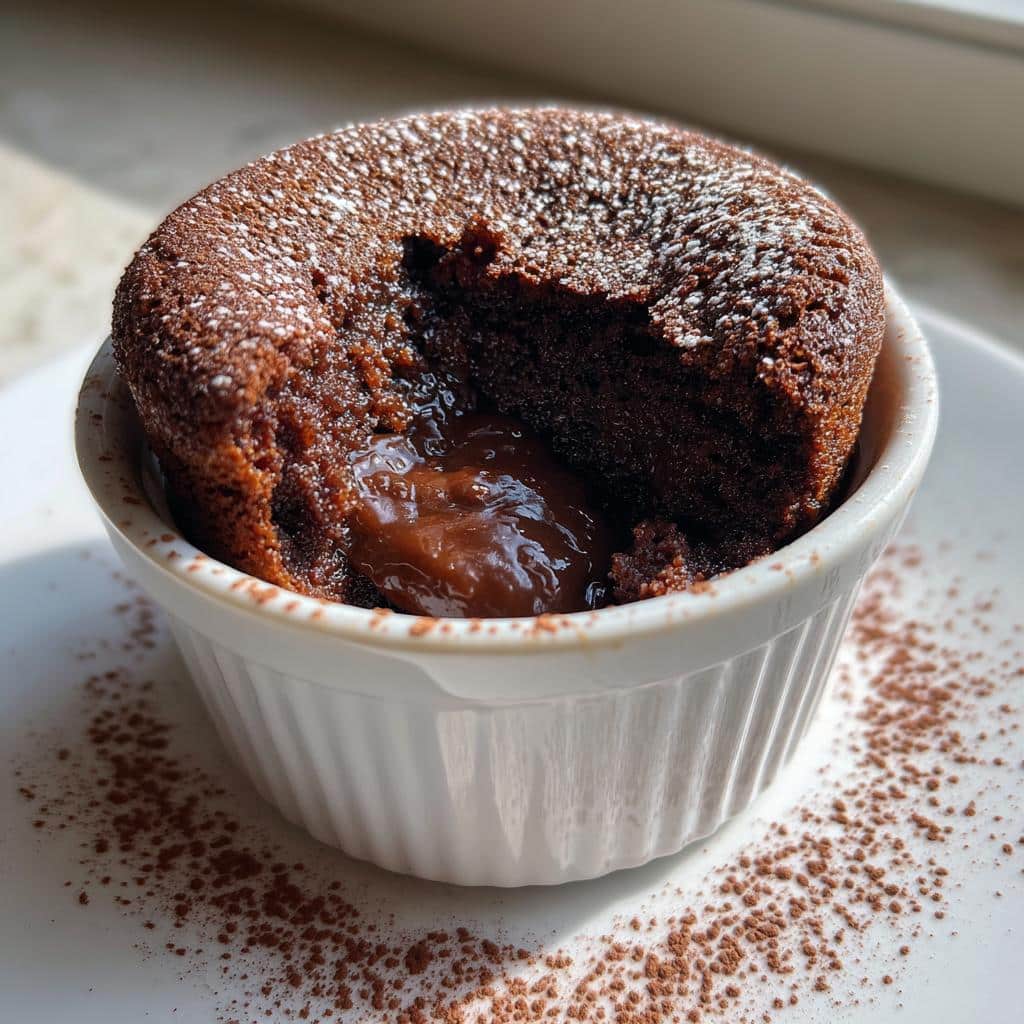 air fryer molten cake low calorie