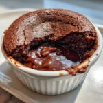 air fryer molten cake no bake style