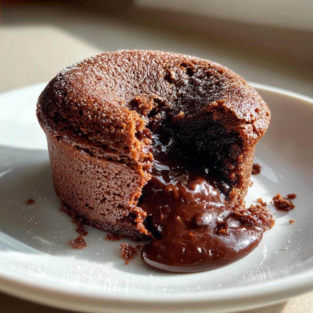 air fryer molten cake quick - detail 1