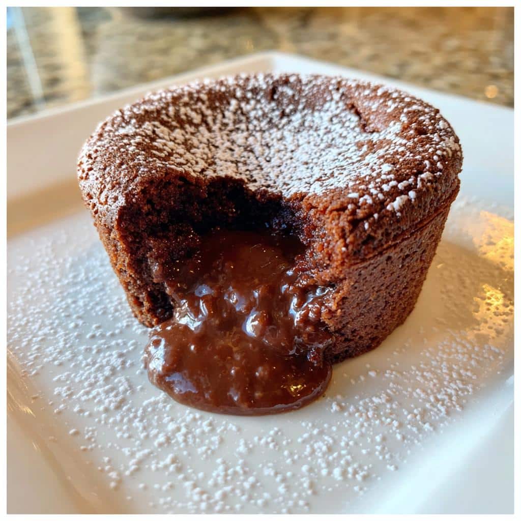 air fryer molten cake soft center