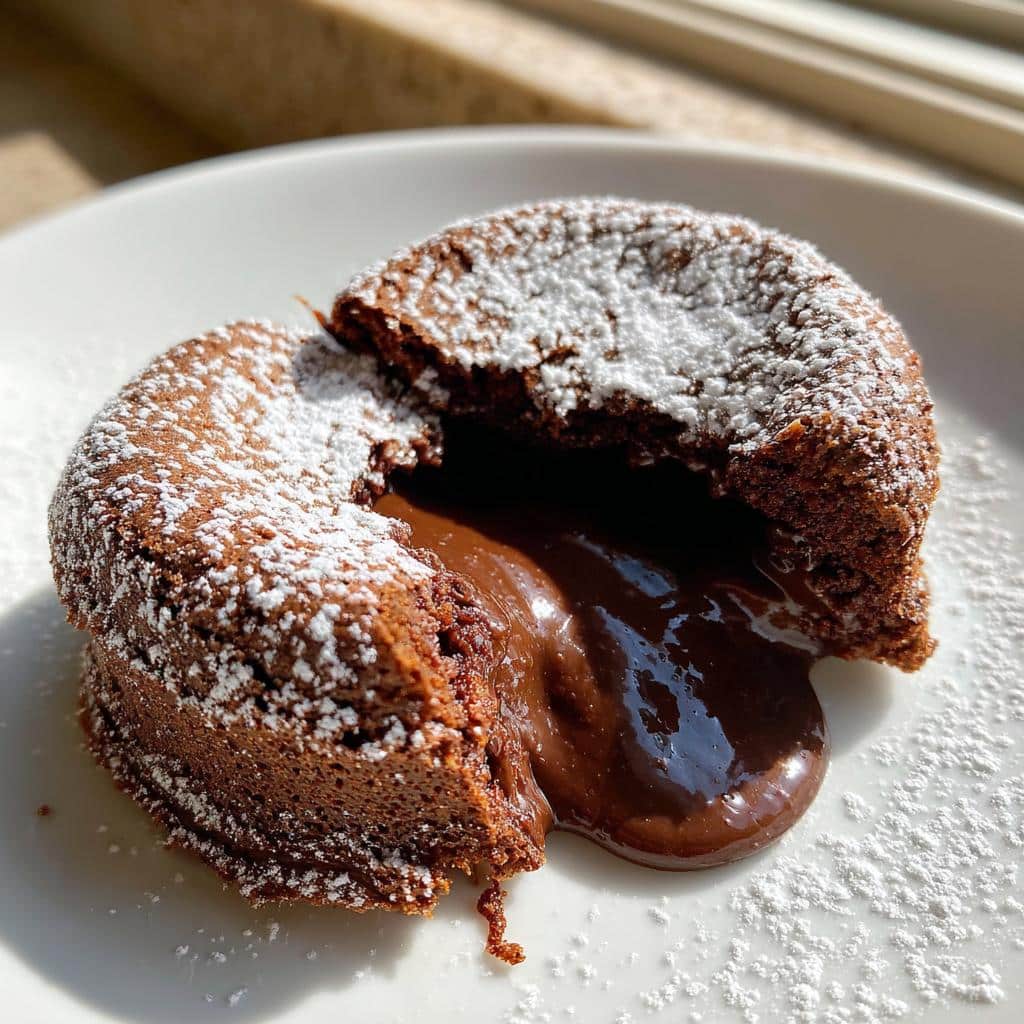 air fryer molten cake valentines day - detail 1