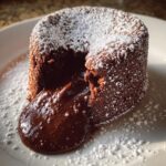 air fryer molten cake winter dessert