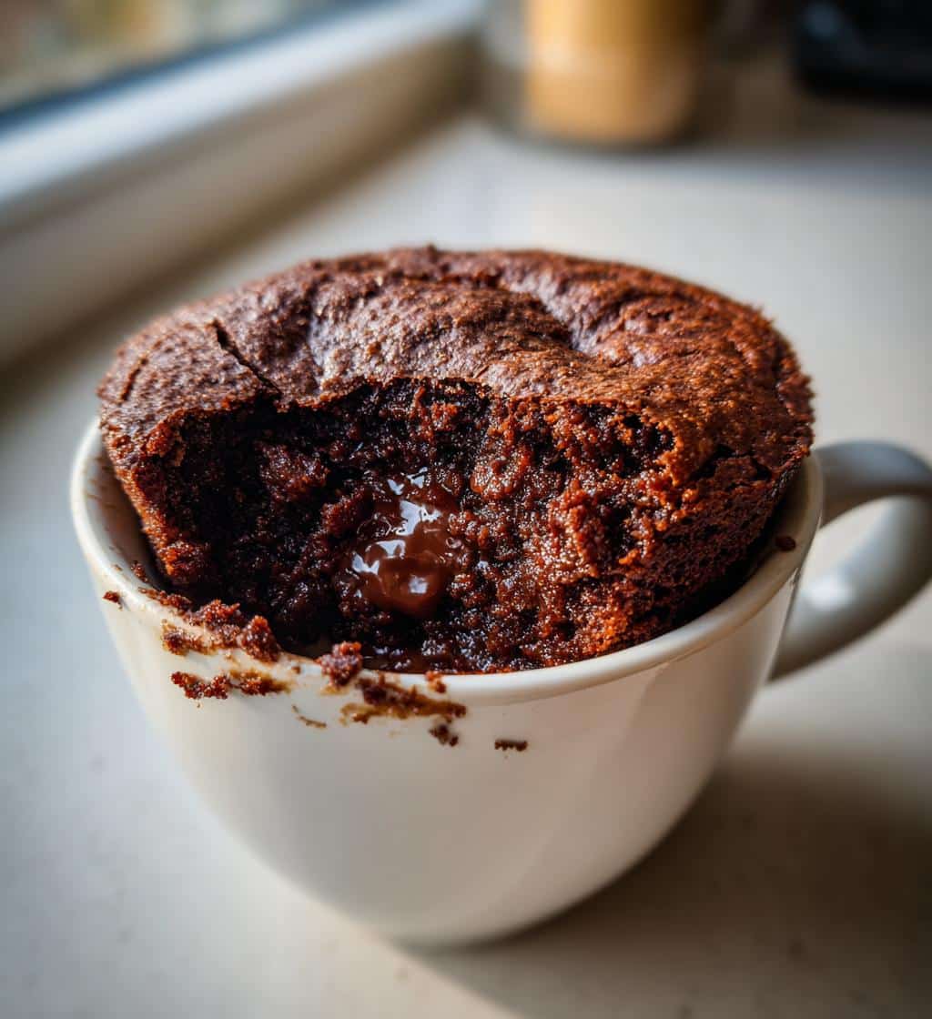 air fryer mug brownie 10 minute