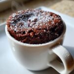 air fryer mug brownie 3 ingredient