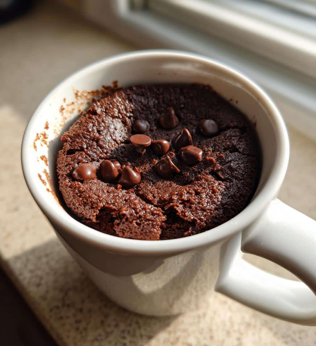 5-Minute Air Fryer Mug Brownie - Irresistible Chocolate Fix 4 air fryer mug brownie 5 minute - detail 1