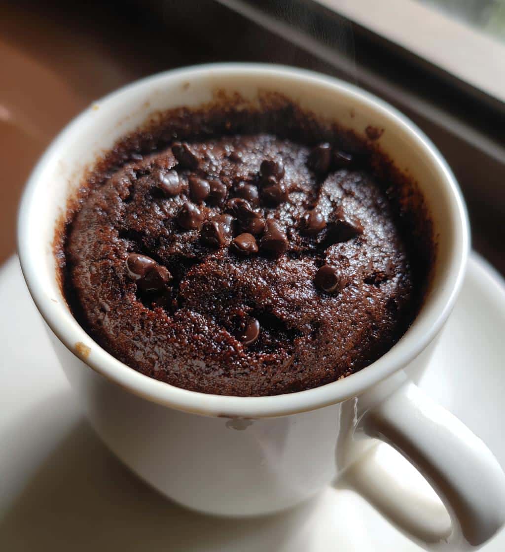 air fryer mug brownie comfort food