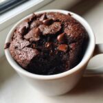 air fryer mug brownie crispy