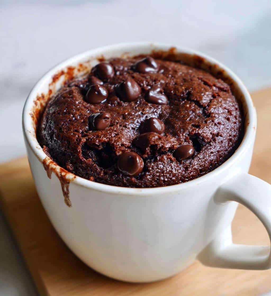 air fryer mug brownie healthy