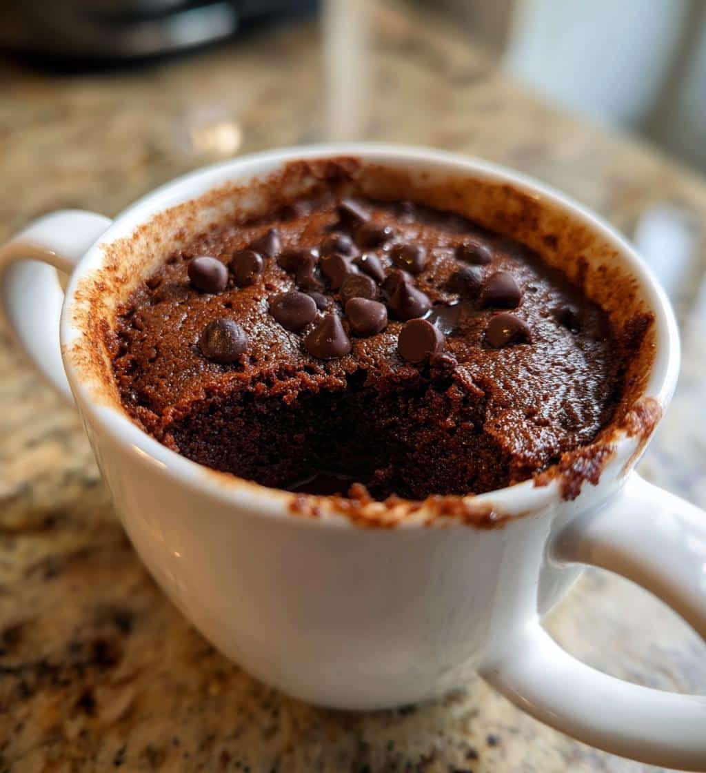 20g Protein Air Fryer Mug Brownie That Melts Your Cravings 4 air fryer mug brownie high protein - detail 1