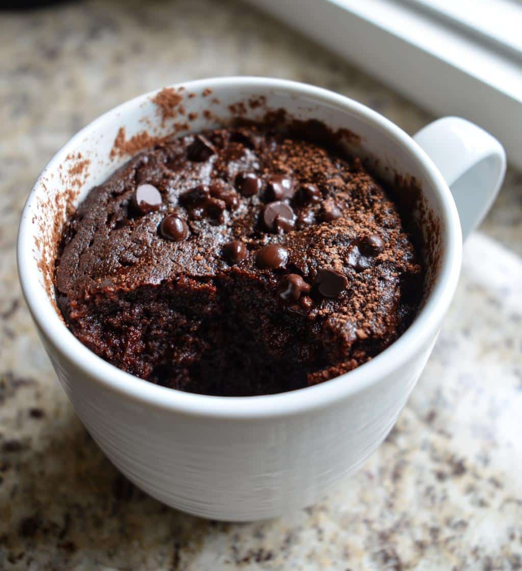 air fryer mug brownie homemade