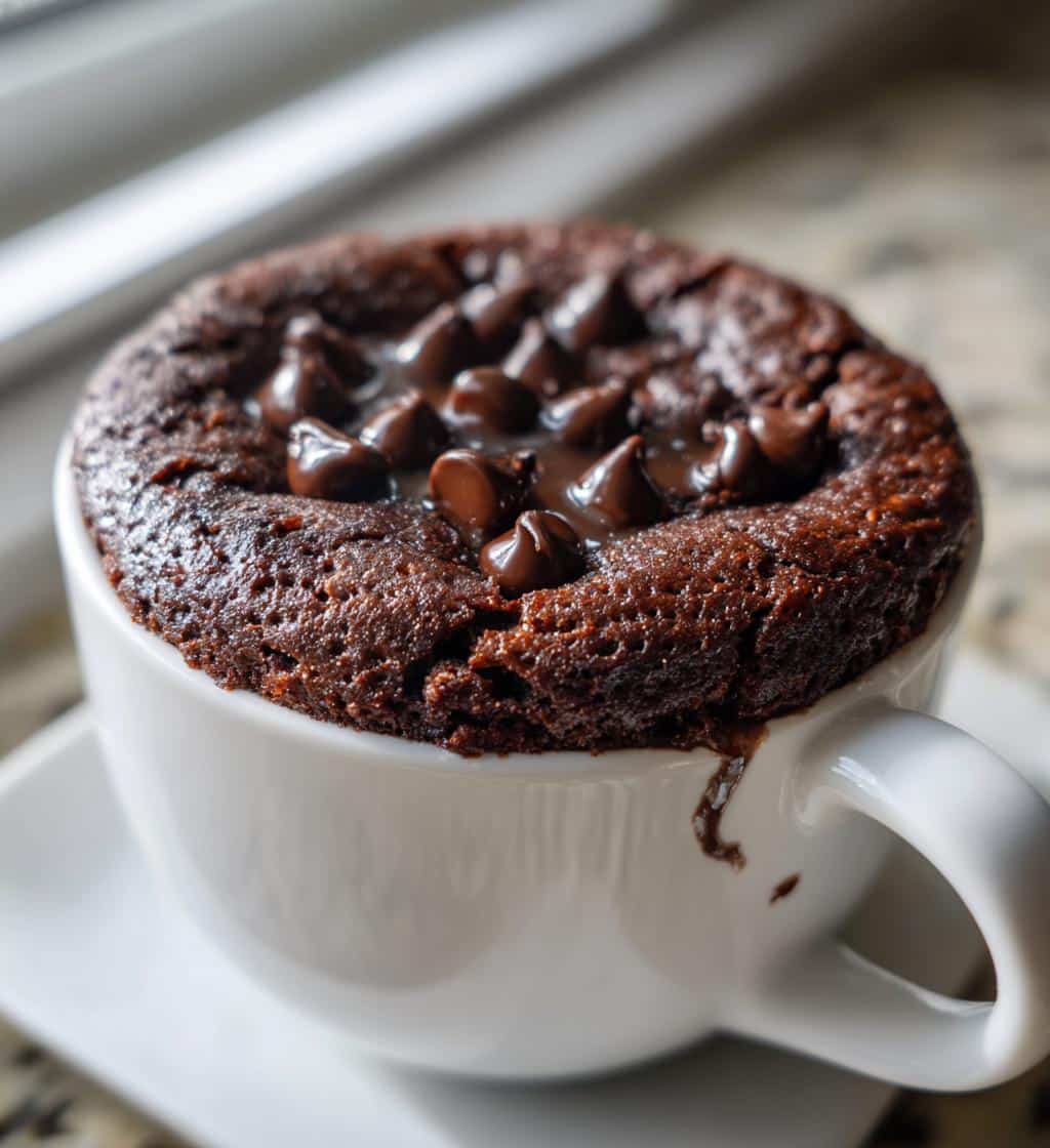 air fryer mug brownie party dessert