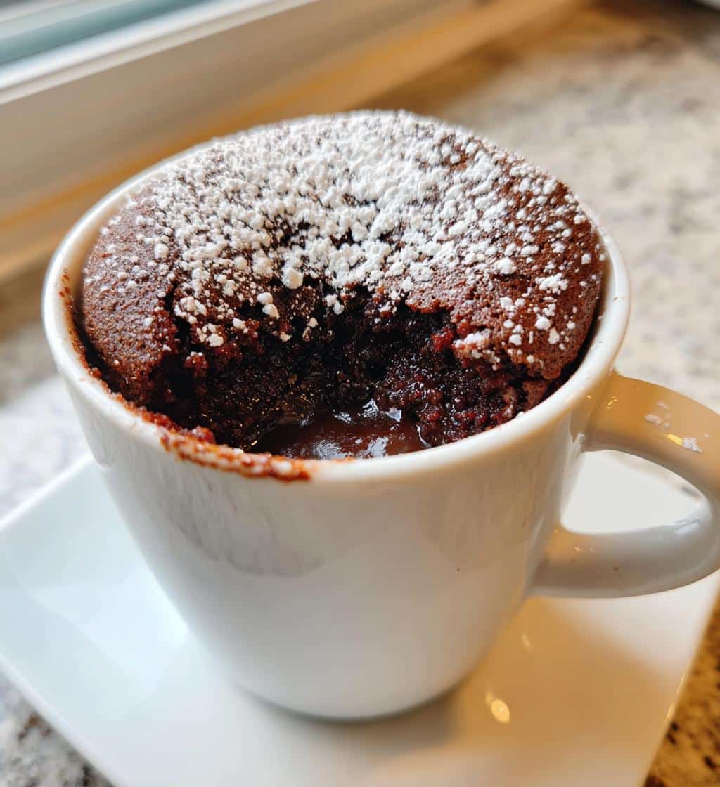 air fryer mug brownie single serve - detail 1